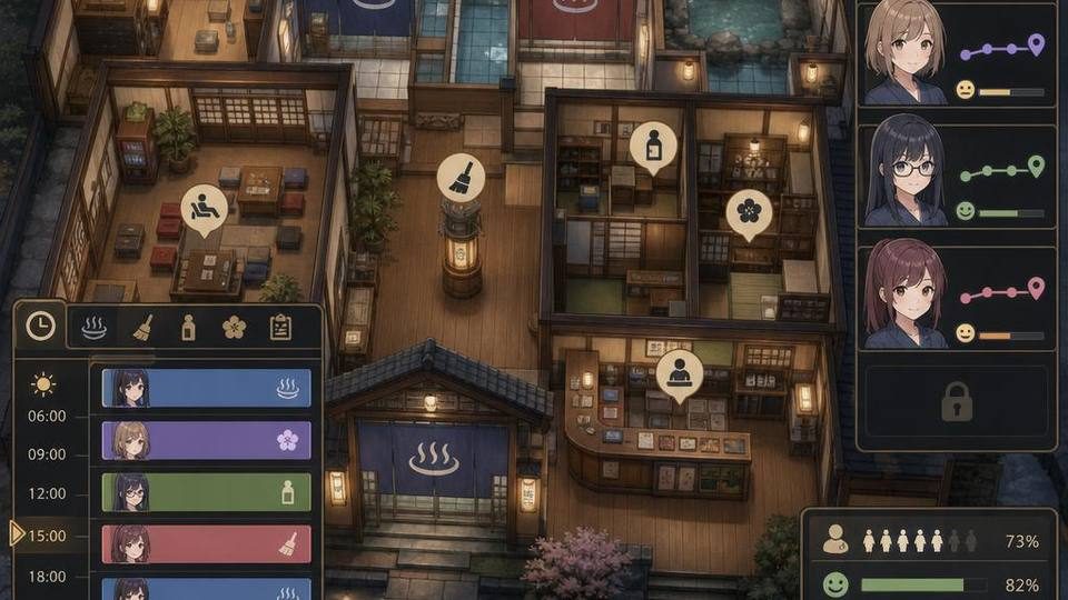背德浴场 互动养成 场景图 6
