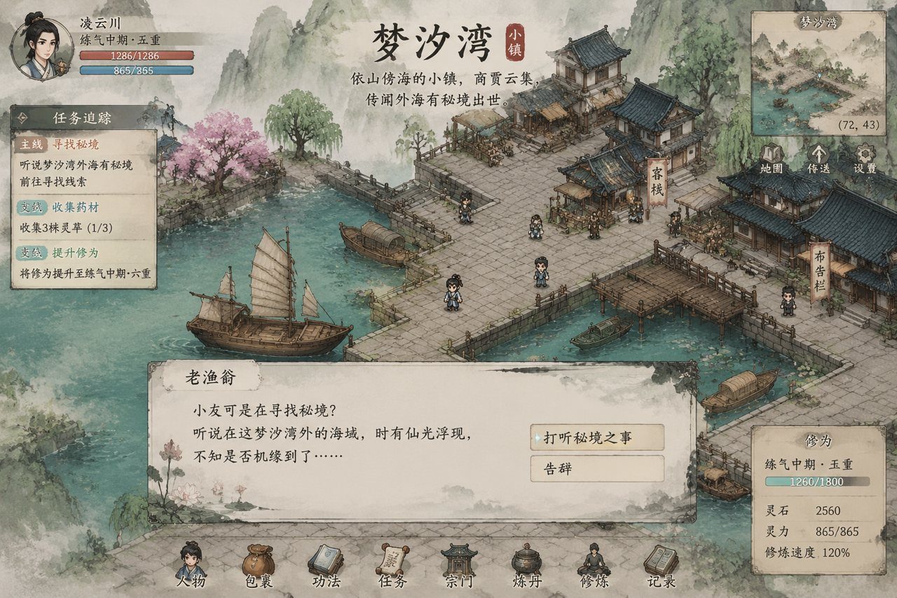 谪仙索欢录 任务推进 页面配图 7